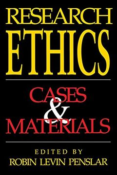 portada Research Ethics: Cases and Materials (en Inglés)