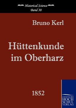 portada Hüttenkunde im Oberharz (Historical Science)