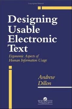 portada designing usable electronic text (en Inglés)