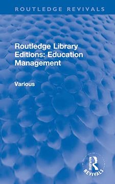 portada Routledge Library Editions: Education Management (en Inglés)