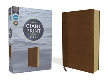 portada Nirv, Giant Print Compact Bible, Leathersoft, Brown, Comfort Print (in English)