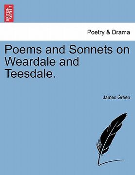 portada poems and sonnets on weardale and teesdale.