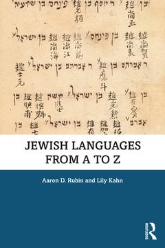 portada Jewish Languages from A to Z (en Inglés)