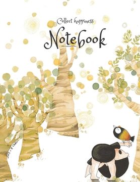 portada Collect happiness notebook for handwriting ( Volume 12)(8.5*11) (100 pages): Collect happiness and make the world a better place.