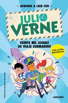 portada Phonics in Spanish-Aprende a Leer Con Julio Verne: Veinte Mil Leguas de Viaje Su Bmarino / Phonics in Spanish-Twenty-Thousand Leagues Under the Sea (in Spanish)