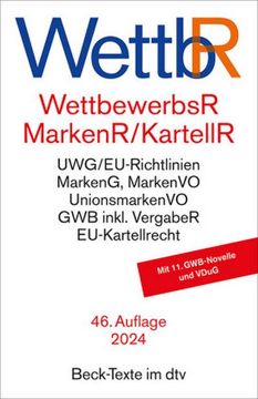 portada Wettbewerbsrecht, Markenrecht und Kartellrecht (en Alemán)
