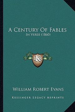 portada a century of fables: in verse (1860) (en Inglés)