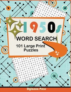 portada 1950s Word Search Puzzle Book (en Inglés)
