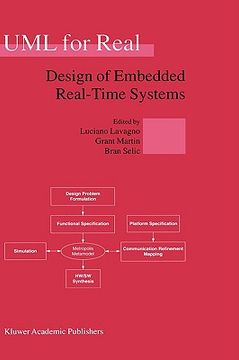 portada uml for real: design of embedded real-time systems (en Inglés)