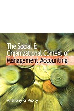 portada The Social & Organizational Context of Management Accounting (en Inglés)