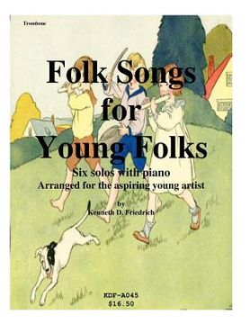 portada Folk Songs for Young Folks - trombone and piano (en Inglés)