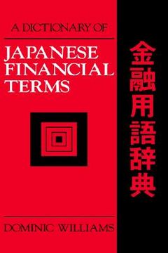 portada a dictionary of japanese financial terms