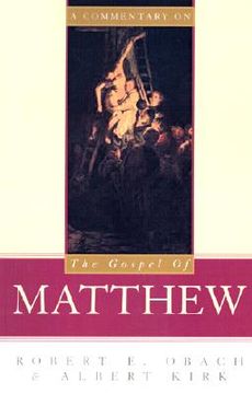 portada a commentary on the gospel of matthew (en Inglés)