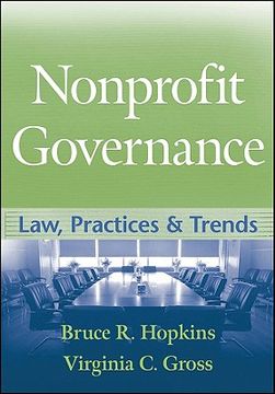 portada Nonprofit Governance: Law, Practices, and Trends (en Inglés)