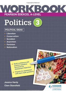 portada Pearson Edexcel A-Level Politics Workbook 3: Political Ideas (en Inglés)