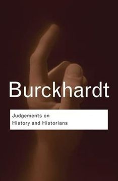 portada Judgements on History and Historians (Routledge Classics)