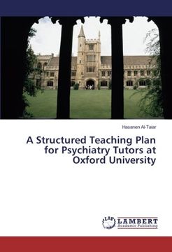 portada A Structured Teaching Plan for Psychiatry Tutors at Oxford University