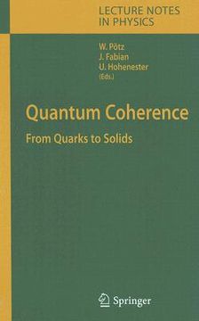 portada quantum coherence: from quarks to solids (en Inglés)