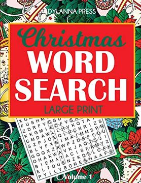 portada Christmas Word Search Puzzles, Large Print (en Inglés)