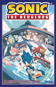 portada Sonic the Hedgehog la Batalla por Angel Island 3a (in Spanish)
