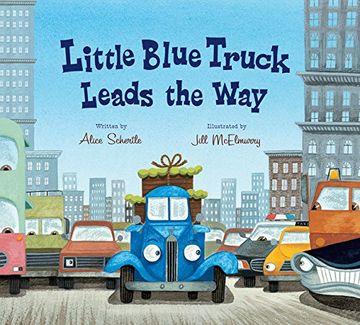 portada Little Blue Truck Leads the Way (lap board book) (in English)