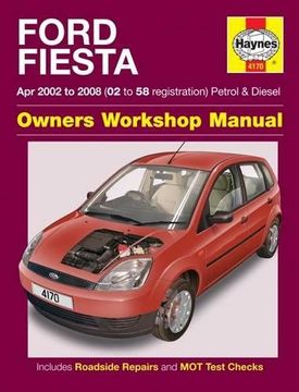 portada Ford Fiesta Petrol & Diesel (Apr 02 - 08) Haynes Repair Manual (en Inglés)