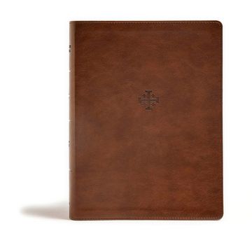 portada CSB Life Connections Study Bible, Brown Leathertouch: For Personal or Small Group Study (in English)
