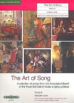 portada The Art of Song, Grade 8 (Medium Voice): A Selection of Songs from the Abrsm Syllabus (en Inglés)