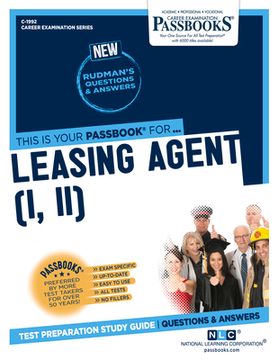portada Leasing Agent (I, II) (C-1992): Passbooks Study Guide Volume 1992 (en Inglés)