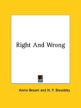 portada right and wrong (in English)