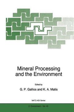 portada mineral processing and the environment (en Inglés)