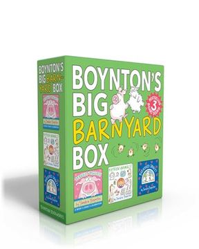 portada Boynton's big Barnyard box (Boxed Set): Perfect Piggies! Fifteen Animals! Barnyard Dance! (Boynton on Board) (in English)