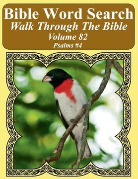 portada Bible Word Search Walk Through The Bible Volume 82: Psalms #4 Extra Large Print (en Inglés)