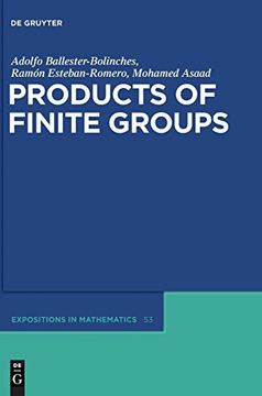 portada Products of Finite Groups (en Inglés)