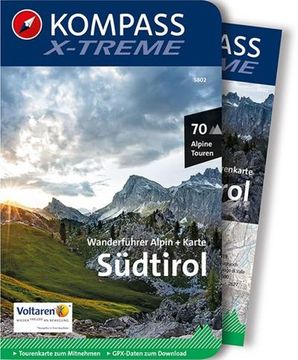 portada Kompass X-Treme Wanderführer Südtirol, 70 Alpine Touren (en Alemán)
