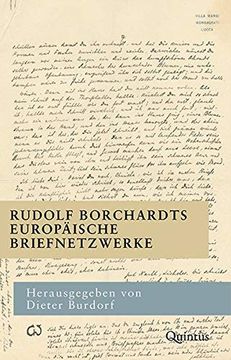 portada Rudolf Borchardts Europäische Briefnetzwerke (en Alemán)