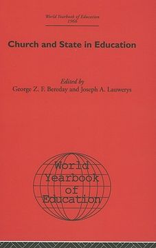 portada world yearbook of education: church and state in education (en Inglés)