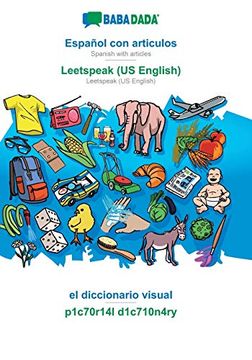 portada Babadada, Español con Articulos - Leetspeak (us English), el Diccionario Visual - P1C70R14L D1C710N4Ry: Spanish With Articles - Leetspeak (us English), Visual Dictionary