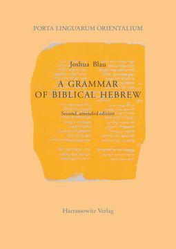 portada A Grammar of Biblical Hebrew (en Inglés)