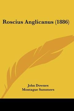 portada roscius anglicanus (1886) (en Inglés)