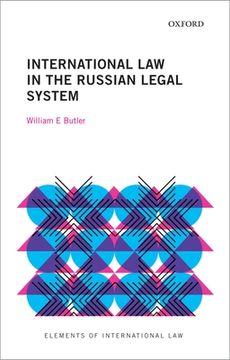 portada International law in the Russian Legal System (Elements of International Law) 