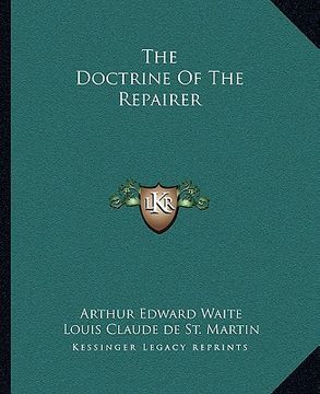 portada the doctrine of the repairer (in English)