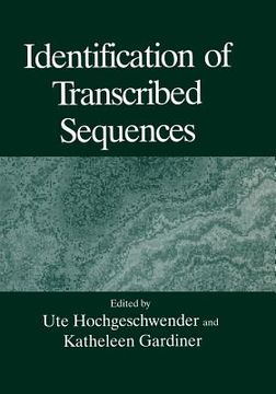portada Identification of Transcribed Sequences (en Inglés)