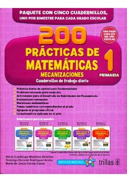 portada 200 Practicas de Matematicas 1, Primaria: Mecanizaciones