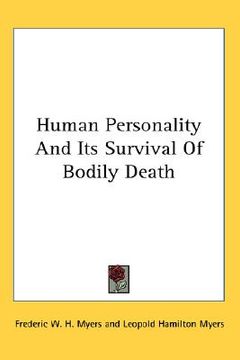 portada human personality and its survival of bodily death (in English)