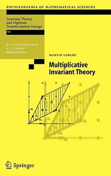 portada multiplicative invariant theory (in English)
