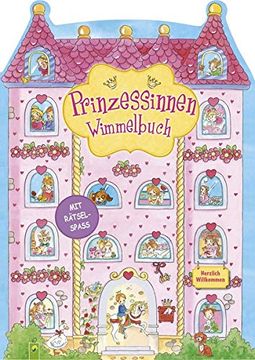 portada Prinzessinnen Wimmelbuch: Mit Rätselspaß (en Alemán)