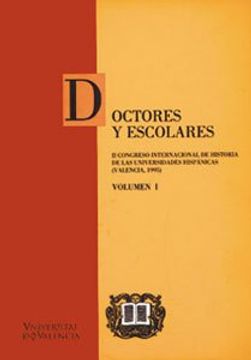 portada Doctores y Escolares: Ii Congreso Internacional de Historia de las Universidades Hispánicas (2 Vols. ) (Cinc Segles)