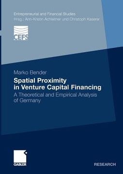 portada spatial proximity in venture capital financing: a theoretical and empirical analysis of germany