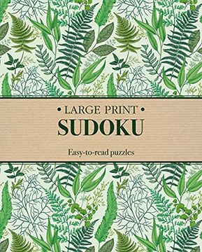 portada Large Print Sudoku: Easy-To-Read Puzzles (en Inglés)